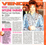 Mylène Farmer Télé Star 07 avril 2008