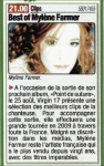 Mylène Farmer Télé Star Juillet 2008