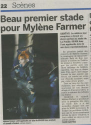 Mylène Farmer Presse 20 minutes 07 septembre 2009