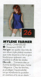 Mylène Farmer Tour 2009 Presse FHM Juin 2009