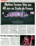 Mylène Farmer Presse France Soir 11 septembre 2009