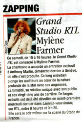 Mylène Farmer Presse France Soir 12 septembre 2009