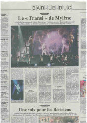 Mylène Farmer Presse L'Est Républicain 30 septembre 2009