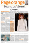 Mylène Farmer Presse La Côte 06 août 2009