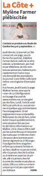 Mylène Farmer Presse La Côte 14 août 2009