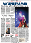 Mylène Farmer Presse La Dépêche 10 mai 2009