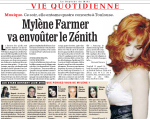 Mylène Farmer Presse La Dépêche 15 mai 2009