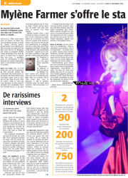 Mylène Farmer La Dernière Heure 17 septembre 2009