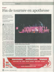 Mylène Farmer Presse La Libre Belgique 21 septembre 2009