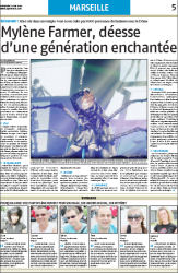 Mylène Farmer Tour 2009 Presse La Provence 10 mai 2009