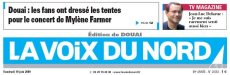 Mylène Farmer Presse La Voix du Nord 19 juin 2009