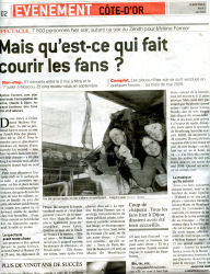 Mylène Farmer Tour 2009 Presse Le Bien Public 09 juin 2009