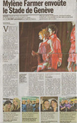 Mylène Farmer Presse Le Matin Dimanche 06 septembre 2009