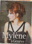 Mylène Farmer Presse Le Matin Dimanche 30 août 2009