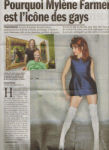 Mylène Farmer Presse Le Matin Dimanche 30 août 2009