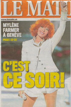 Mylène Farmer Presse Le Matin 04 septembre 2009