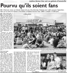 Mylène Farmer Tour 2009 Presse Le Républicain Lorrain 18 juin 2009 juin 2009