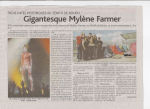 Mylène Farmer Presse Paris Normandie 03 juin 2009