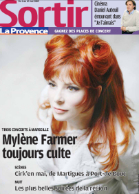 Mylène Farmer Presse Sortir La Provence 06 au 12 mai 2009