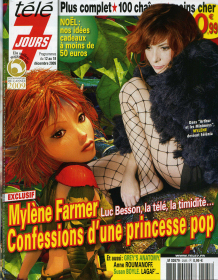 Mylène Farmer Presse Télé 7 Jours 07 décembre 2009
