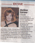 Mylène Farmer Presse L'Est Républicain 05 mars 2010