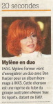 Mylène Farmer 20 Minutes Suisse 24 août 2010