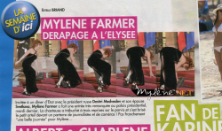 Mylène Farmer Presse Ici Paris 09 mars 2010