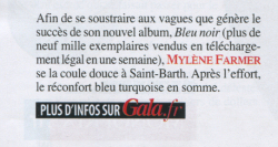 Mylène Farmer Presse Gala 15 décembre 2010