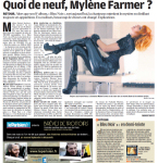 Mylène Farmer Presse Le Parisien 06 décembre 2010