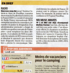 Mylène Farmer Presse Le Parisien Aujourd'hui en France 22 décembre 2010