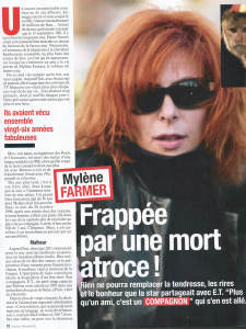 Mylène Farmer France Dimanche 22 juillet 2011