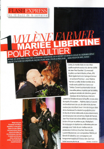 Mylène Farmer Gala 13 juillet 2011