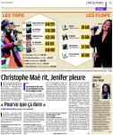 Mylène Farmer Presse Le Parisien Aujourd'hui en France 20 janvier 2011