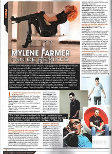 Mylène Farmer Presse Only for DJ Juillet Août 2011