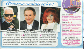 Mylène Farmer Presse Télé Star 05 septembre 2011