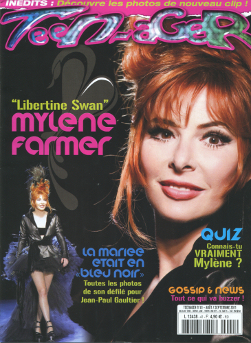 Mylène Farmer Presse Teenager Juillet-Août 2011