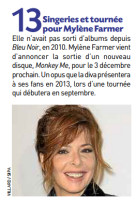 Mylène Farmer Presse 20 Minutes 28 septembre 2012