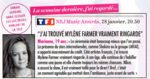 Mylène Farmer Presse Closer