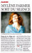 Mylène Farmer Presse Direct Matin 03 décembre 2012