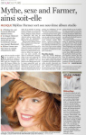 Mylène Farmer Presse Le Soir 04 décembre 2012