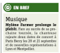 Mylène Farmer Presse Metro 04 décembre 2012