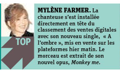Mylène Farmer Metro 23 octobre 2012