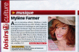 Mylène Farmer Presse Télé Loisirs 17 décembre 2012