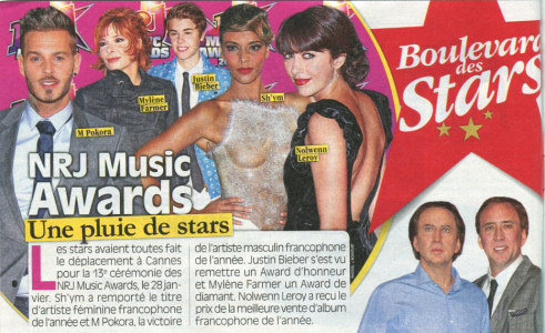 Mylène Farmer Presse Télé Star 06 février 2012
