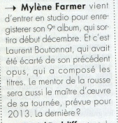 Mylène Farmer Presse Voici 23 juin 2012