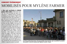 Mylène Farmer Presse Direct Matin 25 septembre 2013