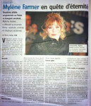 Mylène Farmer Presse L'Avenir 16 septembre 2013