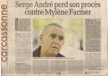 Mylène Farmer Presse La Dépêche du Midi 26 septembre 2013