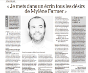 Mylène Farmer Presse La Dépêche du Midi 30 novembre 2013