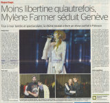 Mylène Farmer Presse La Tribune de Genève 21 octobre 2013